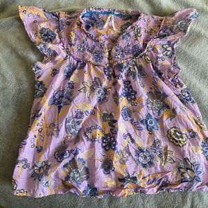 Anthropologie floral blouse